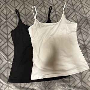 SHEIN Black and White Camisole Top